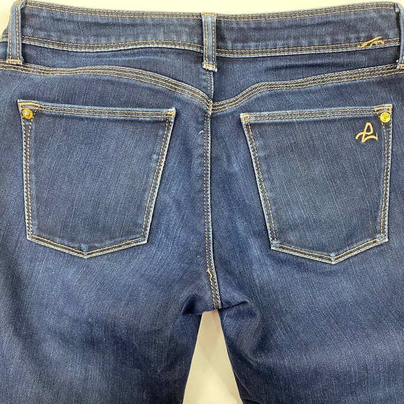 DL1961 Angel Jeans Mid Rise Skinny Ankle Blue Mariner 1214 Comfort Womens sz 28 - Picture 7 of 13